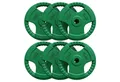 Produktbild: GORILLA SPORTS Hantelscheiben Einzeln/Set, 30mm, aus Gusseisen mit Gummi Gripper, Farbwahl, Gewichtsscheiben, Scheiben