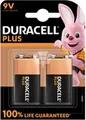 Produktbild: Duracell MN1604 PLUS B2 Batterie 9V 2er-Blister