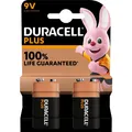 Produktbild: Duracell Plus Power (2 Stk., 9V Block, 580 mAh) (DUR019287)