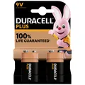 Produktbild: Duracell Plus-9V B2 9 V Block-Batterie Alkali-Mangan  9 V 2 St.