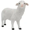 Produktbild: Geschenkestadl Tierfigur Weisses großes Schaf Lamm Gartenfigur Osterlamm 2 Grössen Tierfiguren 32 cm