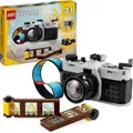Produktbild: LEGO Creator 3in1 Retro Kamera Spielzeug, Videokamera, TV-Set, Schreibtischdeko für Kinder oder Zubehör für Schlafzimmer, Fotografie-Geschenke f... - Bronze