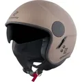 Produktbild: Bogotto Motorradhelm H595 SPN Jethelm, integriertes Sonnenvisier braun L