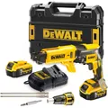 Produktbild: DeWalt DCF620P2K Akku-Schnellbauschrauber gelb/schwarz Softgrip Magazinvorsatz