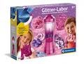 Produktbild: Clementoni Galileo Fun – Glitter-Labor, Basteln & Experimentieren mit Glitzer, Kreide/Schleim/Modellierpaste/Lavalampe zum Selbermachen & Dekorieren für Kinder ab 8 Jahren von Clementoni 59224