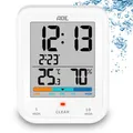 Produktbild: Digitale Badezimmer Uhr mit Hygrometer Thermometer Timer Wasserdicht LCD
