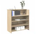 Produktbild: vidaXL Empfangstheke, Empfangstheke Sonoma-Eiche 100x50x103,5 cm Holzwerkstoff