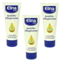 Produktbild: Elina med Q10 Gesichtscreme  3 x 75 ml hautstraffende Creme Urea