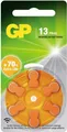 Produktbild: GP Battery GP Hörgeraete Bat. ZA13 Blister 6 Zinc Air 1.4V 6Stk. (GPZA13F465C6)