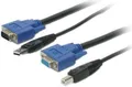 Produktbild: StarTech.com 10 FT 2-IN-1 USB KVM CABLE StarTech.com 10 ft 2-in-1 Universal USB KVM Cable - 10ft VGA KVM Cable - 10ft USB KVM Cable - 10ft KVM Switch Cable (SVUSB2N1_10)