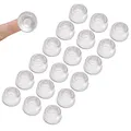 Produktbild: Uni-Fine 18 Stück 22mm Gummipuffer Transparent Schutzpuffer Elastikpuffer Selbstklebende Turstopper Wand Gumminoppen Anschlagpuffer für Schränke, Möbel, Lautsprecher, Kunsthandwerk, Elektrogeräte