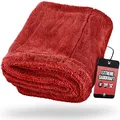 Produktbild: Gamma Dryer XXL | Ultra saugstarkes Trockentuch 1400 GSM rot 50x80cm | Fussel...