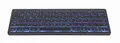 Produktbild: Gembird kabellose Slimline Tastatur mit Bluetooth Technologie, KB-BTRGB-01-DE