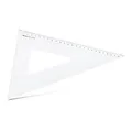 Produktbild: Aristo AR6027 Dreieck 60° (lange Kathete 269mm, Hypotenuse 311mm, abriebfeste Tiefprägung der Teilung, Plexiglas) transparent