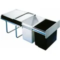 Produktbild: Hailo - Mülleimer Küche, Einbau ab 40cm Schrank, 2-fach Mültrennung
