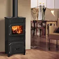 Produktbild: Wamsler WO 109-8F, Freistehende Feuerstelle, Geschlossen, Holz-Briketts, Brennholz, Schwarz, Senkrecht, Rechteckig