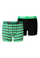 Produktbild: PUMA Boxershorts JUNGEN BASIC BOXER Printed Stripes 2P