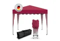 Produktbild: Kronenburg Faltpavillon 3x3 m wasserdicht - Gartenpavillon, Partyzelt stabil, UV-Schutz 50+, mit 0 Seitenteilen, Wetterfester Schutz, Leichter Aufbau, Inklusive Tragetasche & Zubehör