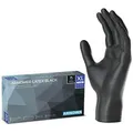 Produktbild: Arnomed Einmalhandschuhe Latex Black, 100 Stück, Latex, schwarz, chemikalienbeständig, lebensmittelecht, Gr. XL