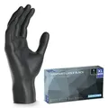 Produktbild: ARNOMED Latex Black Einmalhandschuhe, puderfrei, schwarz 191-XL , 1 Packung = 100 Stück, Größe XL