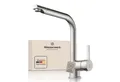 Produktbild: WASSERWERK Spültischarmatur WK 4, Wasserhahn, Küche, Einhebelmischer 360° schwenkbar, Cold-Start-Funkt., geräuscharm