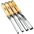 Produktbild: Primaster - Stechbeitel-set 4tlg. Schnitzwerkzeug Stecheisen Schnitzeisen