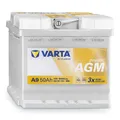 Produktbild: VARTA A9 Autobatterie, 50Ah 12V, Dynamic AGM, 550901054