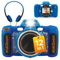 Produktbild: VTech KidiZoom Duo FX I Digitale Kinderkamera mit Selfie- und Videofunktion I Musik, Spiele und Fotoeffekte I Lernspielzeug Technik für kreative Kinder ab 4 Jahren I Für Jungen und Mädchen I Blau