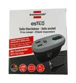 Produktbild: Brennenstuhl estilo Sofa-Steckdose 1 Steckdose + 2x USB 3m Flachstecker NEU OVP