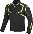 Produktbild: Berik X-Speed Air Motorrad Textiljacke, schwarz/weiß/neon-gelb, 50