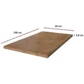 Produktbild: Küchen Preisbombe - Arbeitsplatte 100 Cm 38 Mm Küchenzeile Küchenblock Eiche Lancelot Küche Vigo