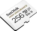 Produktbild: SanDisk High Endurance microSDXC Speicherkarte 256GB + SD Adapter