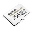 Produktbild: SanDisk HIGH ENDURANCE Video Monitoring for Dashcams & Home, SDSQQNR-256G-GN6IA