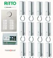 Produktbild: Ritto Türsprechanlage Sprechanlage Acero 12 Wohneinheiten Unterputz TwinBus