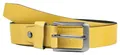 Produktbild: LEONARDO VERRELLI Damen-Gürtel Leder verschiedene Farben kürzbar 85-125 cm 3100097-3100104 (Gelb, Bundweite: 100 cm - Gesamtlänge: 115 cm)