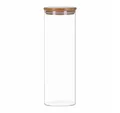 Produktbild: TP Vorratsglas Vorratsglas mit Bambus Deckel, Glas Behälter für Lebensmittel, luftdic