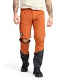 Produktbild: RevolutionRace RVRC GP Pro Stretch Zip-Off Pants für Herren, Wandelbare Wanderhosen für Outdoor-Aktivitäten, Teracotta Brown/Anthracite, XL