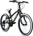 Produktbild: Bergsteiger Kansas 24 Zoll Kinderfahrrad, geeignet für 8, 9, 10, 11 Jahre, Shimano 6 Gang-Schaltung, Mountainbike mit Weißwandbereifung, Jungen-Fahrrad, Mädchen-Fahrrad