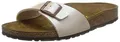 Produktbild: Birkenstock Unisex Madrid Birko-Flor Pantoletten Narrow Fit, Elfenbein (Graceful Pearl White), 37 EU