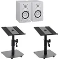 Produktbild: Yamaha HS3 WH B-Ware Studiomonitor Tischstativ Set