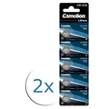 Produktbild: 2x Blister CR1220 Lithium Knopfzellen 3V Camelion Batterien CR 1220 Batterie