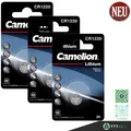 Produktbild: 1er Blister Camelion CR1220 Knopfzellen Uhrenbatterien 1 - 10 Stück