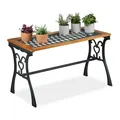 Produktbild: Gartentisch Balkon-Tisch Balkontisch wetterfest stabil Vintage-Tisch 20 kg