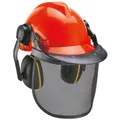 Produktbild: Einhell BG-SH 2 Forstschutzhelm orange/schwarz Kopfumfang 52 - 66 cm Forsthelm