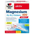 Produktbild: Magnesium 400 + B6 + B12 + Folsäure DIRECT - Magnesium unterstützt die normal...