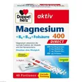Produktbild: DOPPELHERZ Magnesium+B Vitamine DIRECT Pellets 40 ST