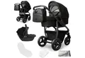 Produktbild: bergsteiger Kombi-Kinderwagen Babywagen Capri 3in1, Kombikinderwagen Komplettset, (10-tlg)