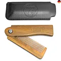 Produktbild: Viking Revolution - Bartkamm - Faltbarer Bartkamm Männer für Herren mit Etui - S