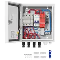 Produktbild: VEVOR Solar PV Verteilerkasten 4-reihig 15A für Solar Panel System Stahl IP65