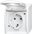 Produktbild: BJ 20 EW-54 - Schutzkontakt-Steckdose mit Klappdeckel